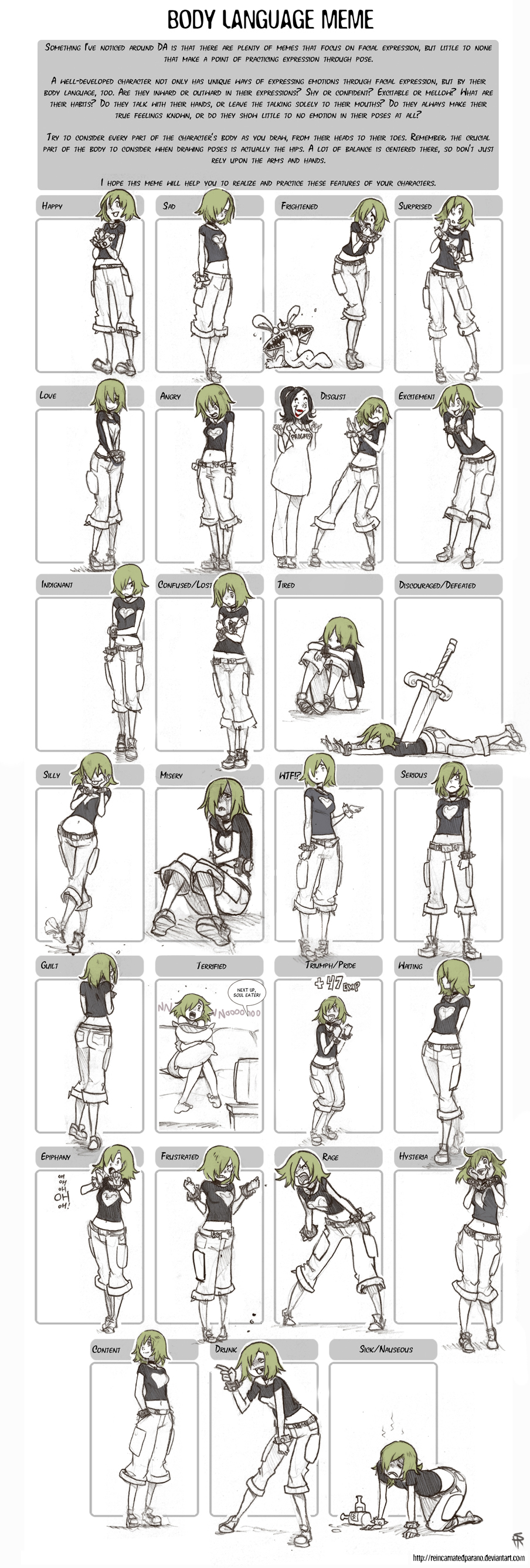 Body Language Meme - Envy.