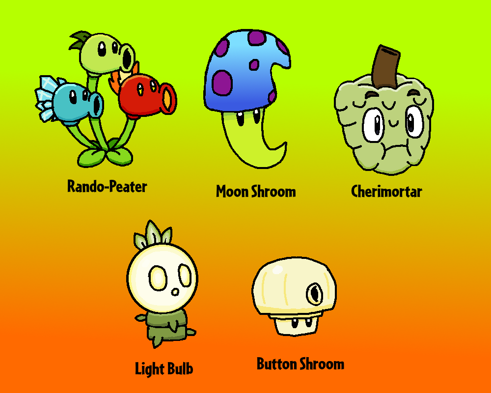 Custom PvZ 2 Plants #1 by RedSoulSpengle on DeviantArt