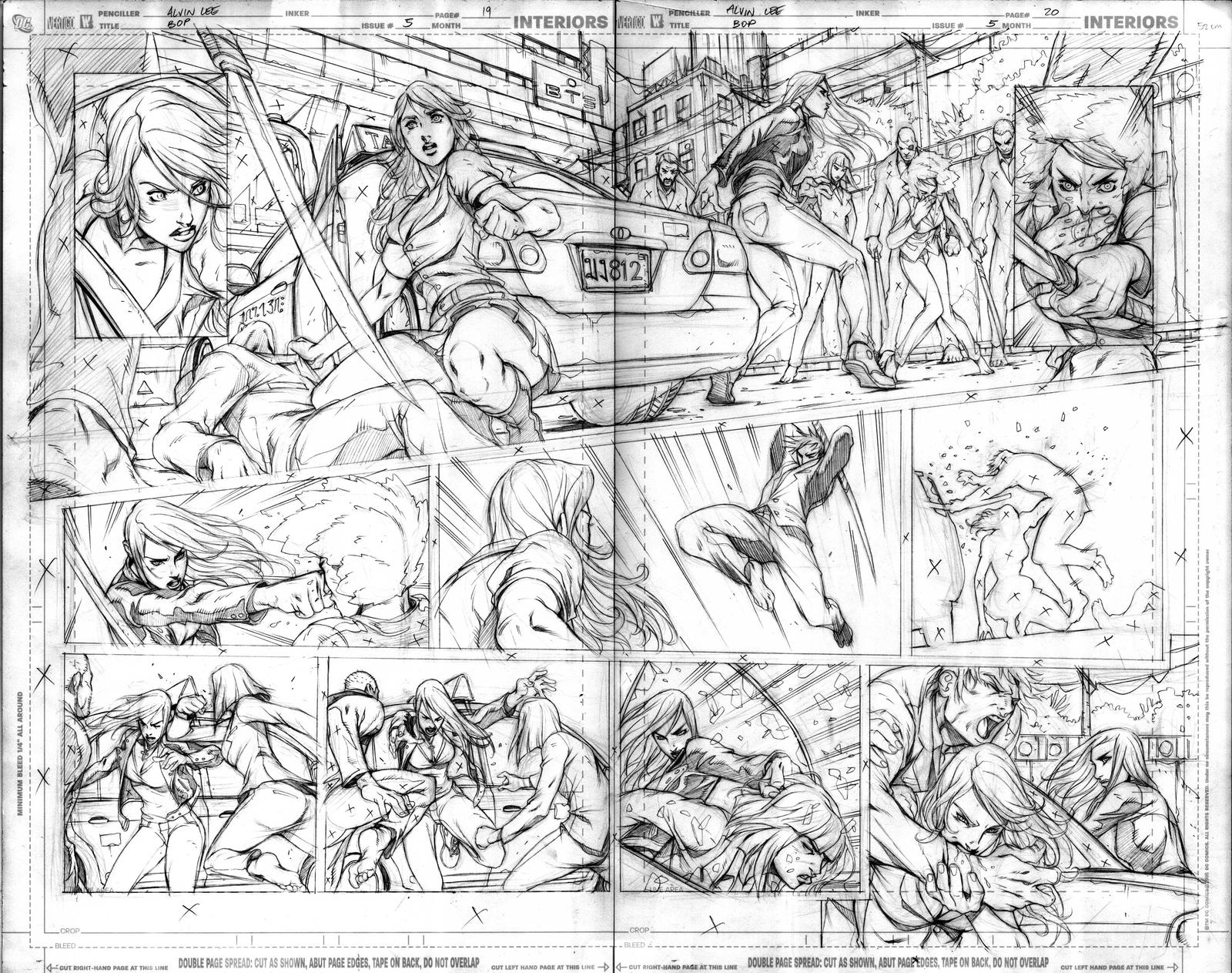 Birds Of Prey 5 pg 18-19 - RAW