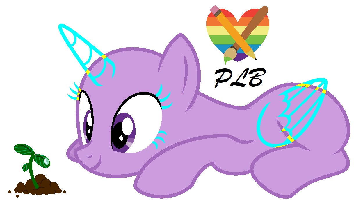 Mlp base happy pony and plant by PrincessLilyBrush on DeviantArt