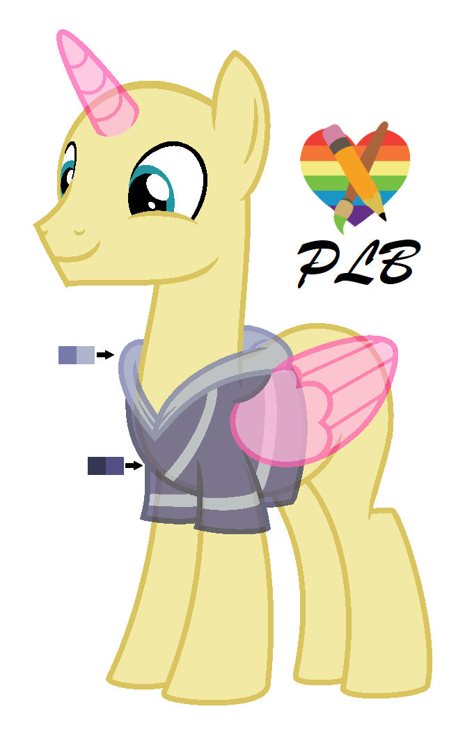 Mlp base stallion with hoodie on by PrincessLilyBrush on DeviantArt