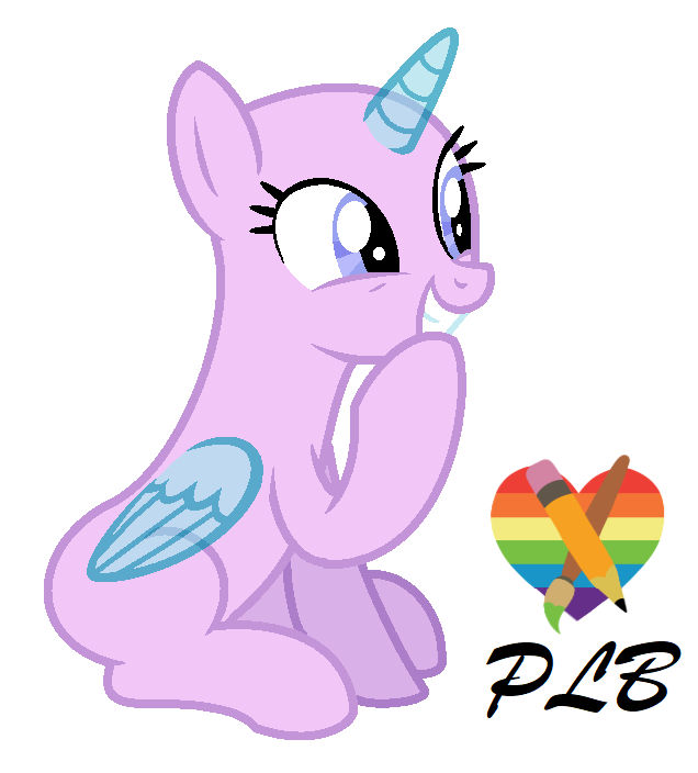 Mlp base - just happy sitting pony by PrincessLilyBrush on DeviantArt