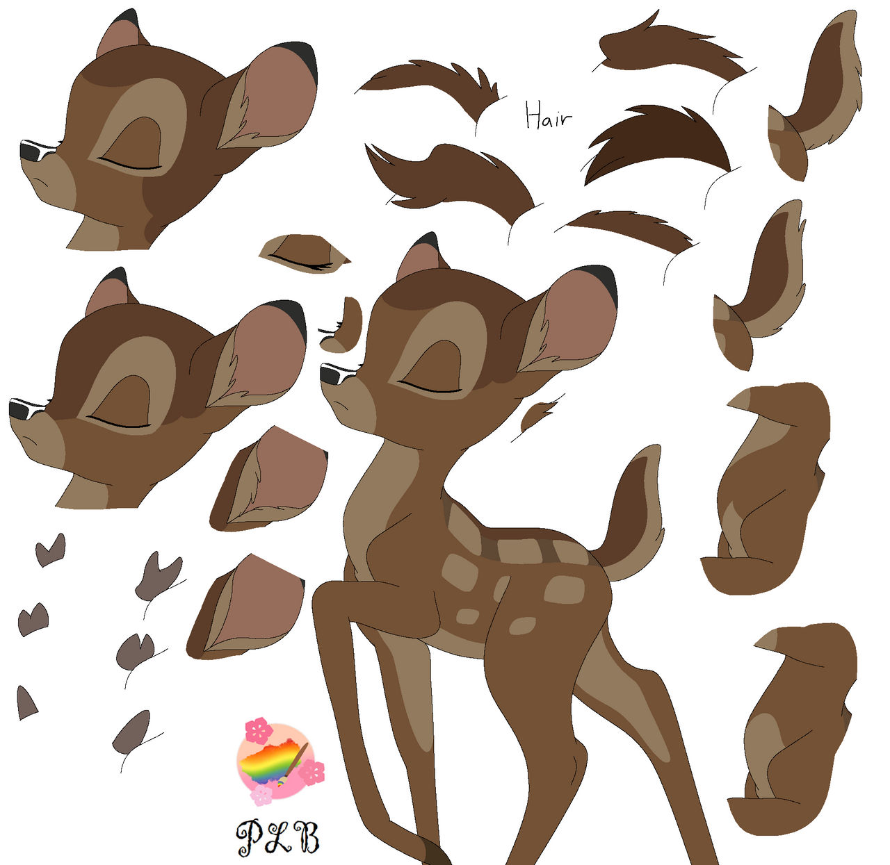 Deviantar Base Bambi Base (5) by PrincessLilyBrush on DeviantArt