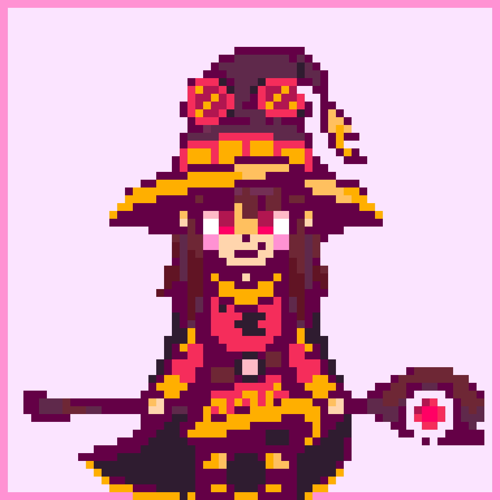 Megumin Sprite Megumin overworld sprite) by GeorgTime on DeviantArt