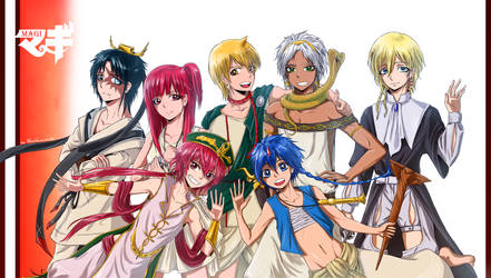 Wallpaper. Magi: The Kindom Of Magic by BlackLawliet