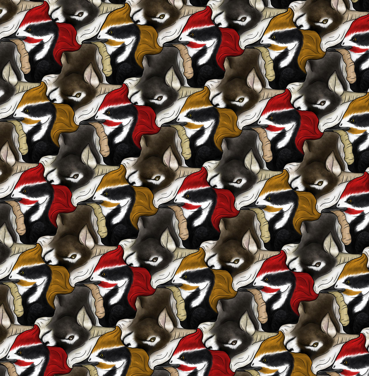 Animal Tessellation by NoelleMBrooks on DeviantArt
