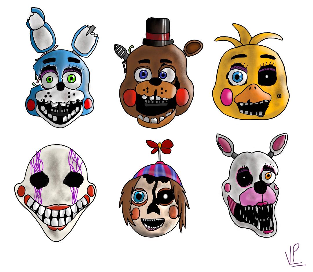 Fnaf nomes dos animatronics