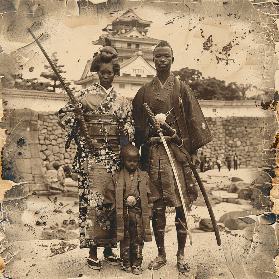 truly29 A vintage photo of an African samurai fami by distrulybish on ...