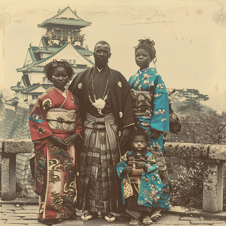 truly29 A photo of an African samurai family in fr by distrulybish on ...