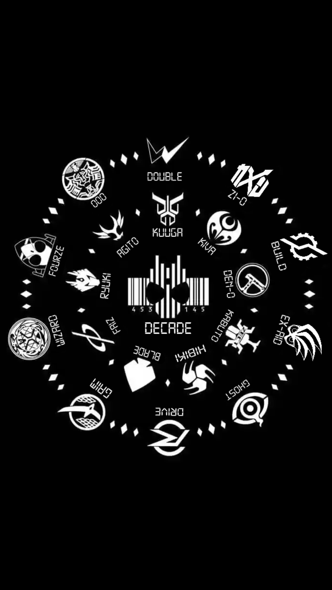 All Kamen Rider Logo