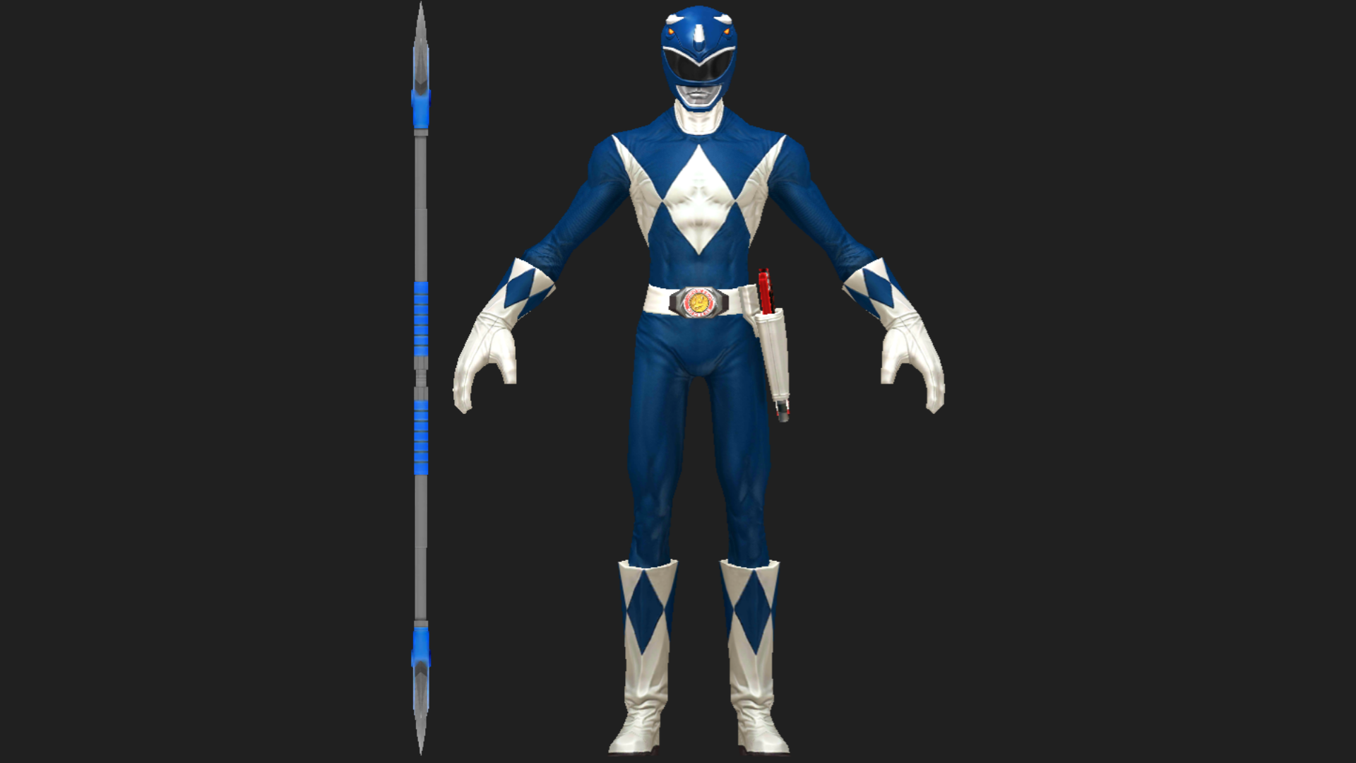 1. Mighty Morphin Power Rangers - Light Blue Range by PowerRangersWorld999  on DeviantArt
