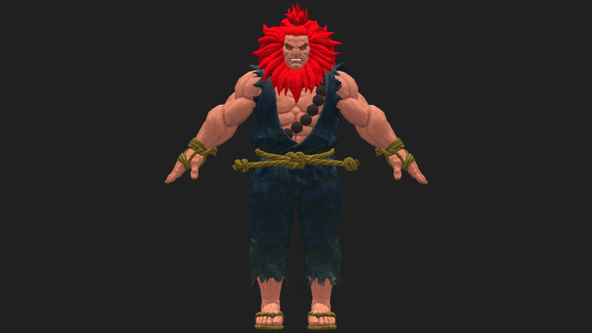 Akuma ( Street Fighter) Render V2 by RayLuisHDX2 on DeviantArt