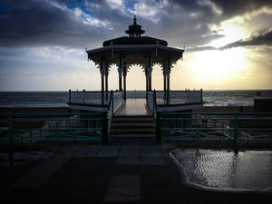 Gazebo Sunset