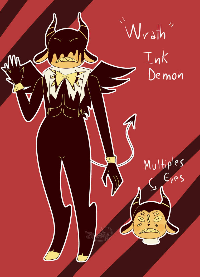 Batim Invisible Ink Sin of Wrath: Ink Demon (AU/BatIM) by ZazakiSan on DeviantArt
