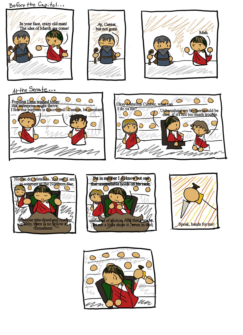 Julius Caesar Comic by Shovels on DeviantArt