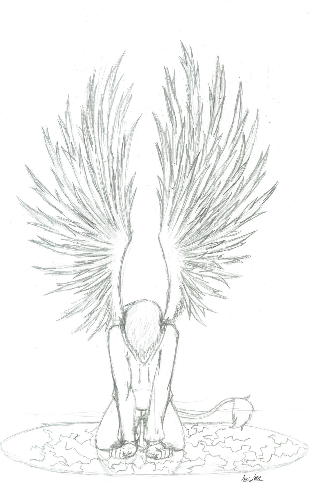 Angel Mestizo, lapiz sin sombras. by JunjouRomantica13 on DeviantArt Angel Mestizo, lapiz sin sombras. by JunjouRomantica13 on DeviantArt