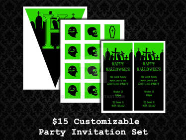 Party Invite Sets - Halloween 02