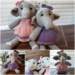 Crochet - Baby Elephant Dolls