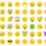 Emoticon emoji set