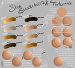 Basic Skin Swatches and Tutorial by TobyFoxArt