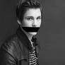 Logan Lerman Tape Gagged