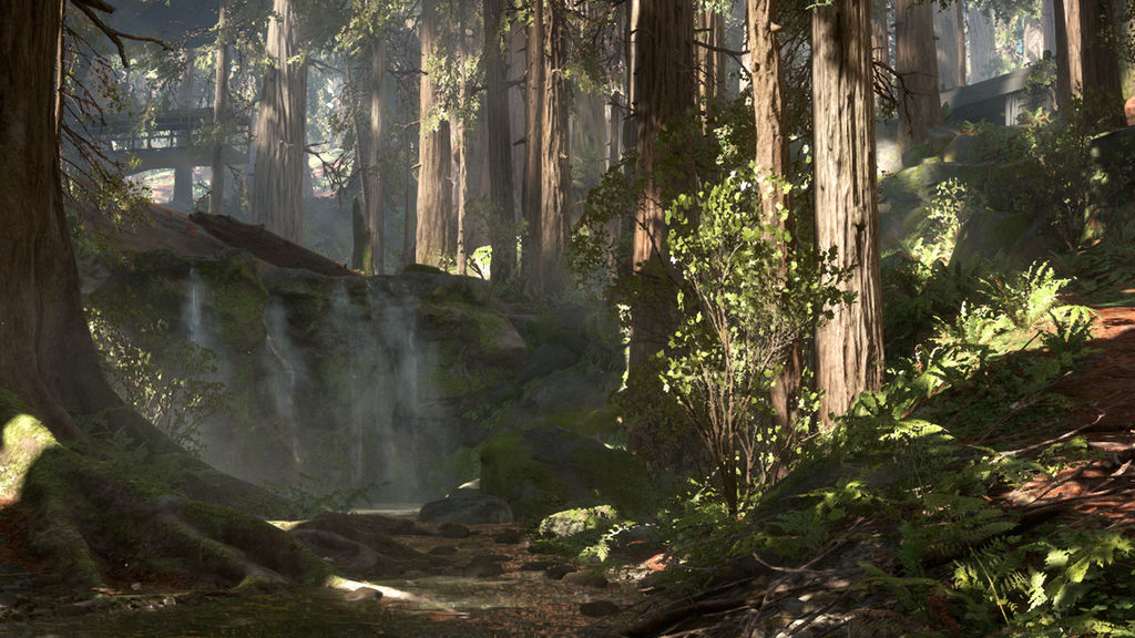 Endor Tree Line Endor Landscape 5 by proEclipze on DeviantArt