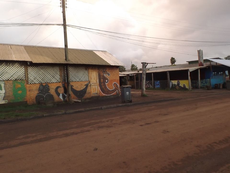 Hanga Roa homes up-close: Easter Island