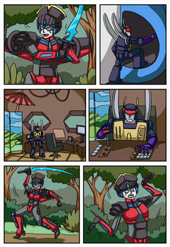 commission: Transformers comic
