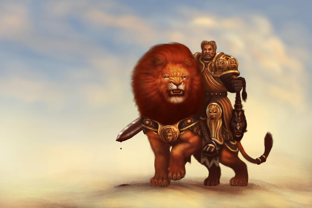 Lion Rider by Gluttire on DeviantArt