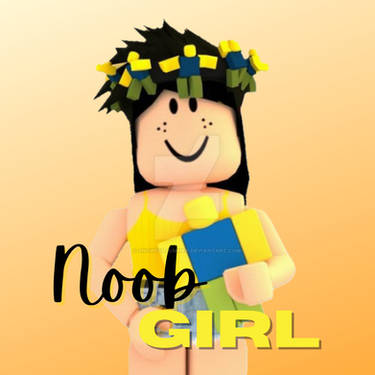 Roblox Noob Girl as HUMAN by Woophia on DeviantArt