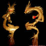 Golden Chinese Dragon
