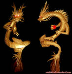 Golden Chinese Dragon by Richi89
