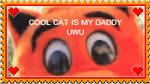 cool cat stamp by CyberMosquito