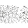 Dinosaucers commission