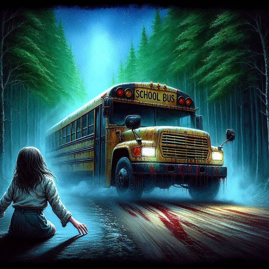 haunted school bus by Grayson256 on DeviantArt