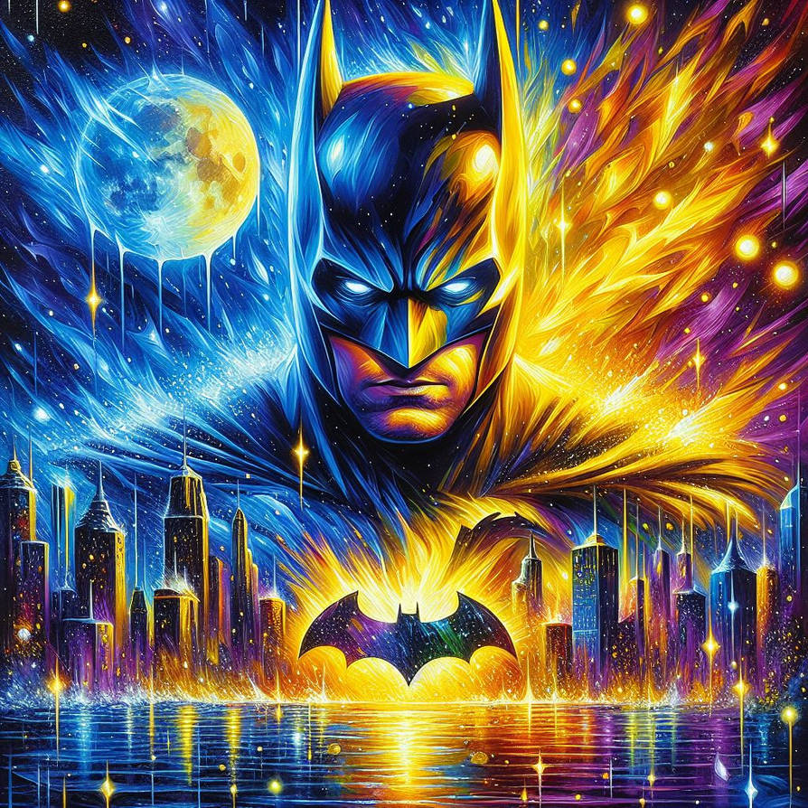 colorful batman 2 by Grayson256 on DeviantArt