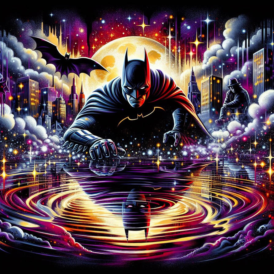 batman reflection in the water by Grayson256 on DeviantArt