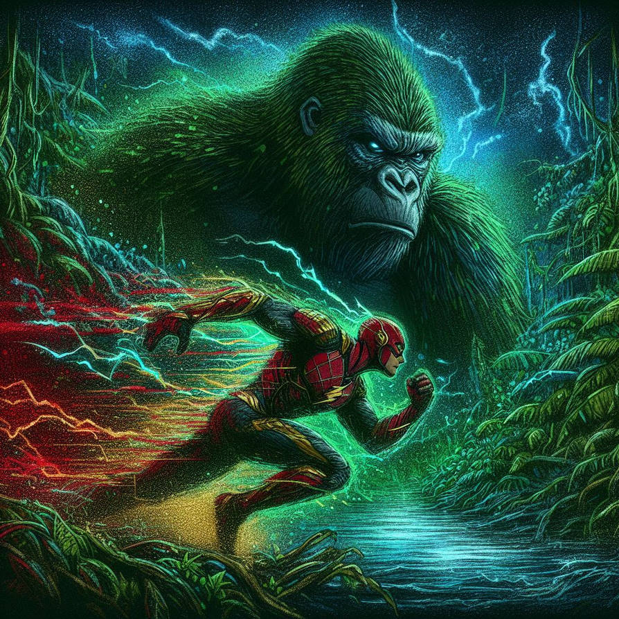 grodd vs. The Flash by Grayson256 on DeviantArt