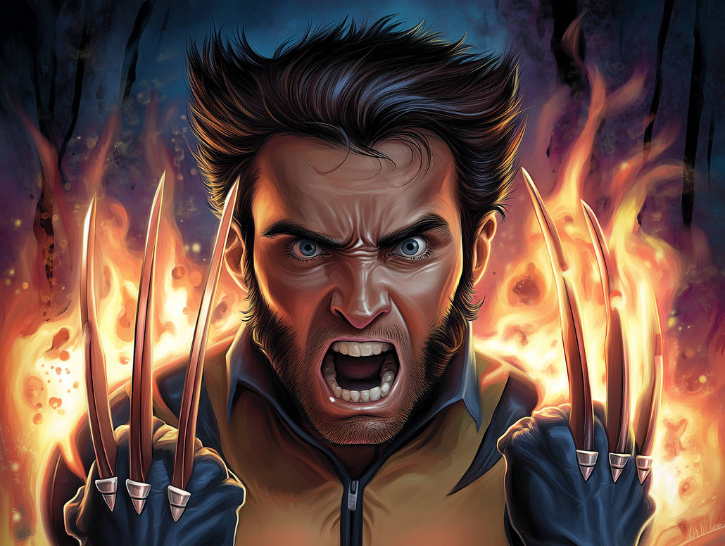 Wolverine Rage Drawing The Rage of the Wolverine by Grayson256 on DeviantArt