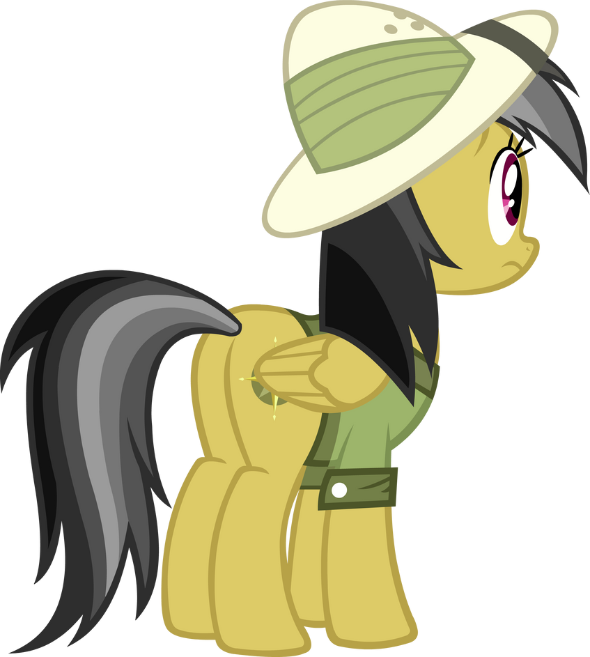 Daring Do Looking Back by Alexstrazse