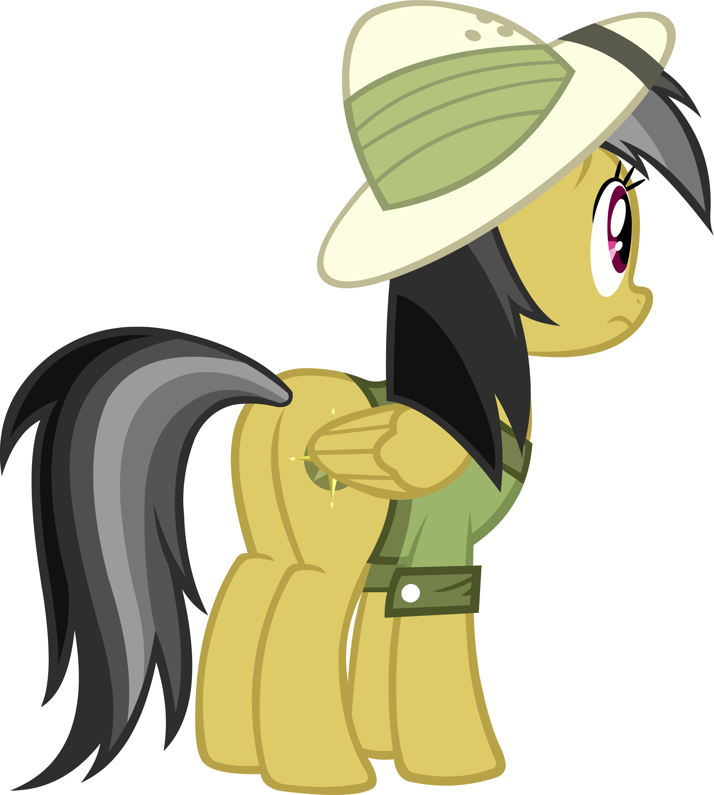 Daring Do Looking Back by Alexstrazse