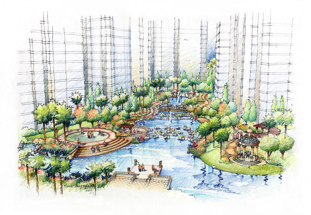 Aerial Perspective (Landscape Design) by aeonsiege on DeviantArt