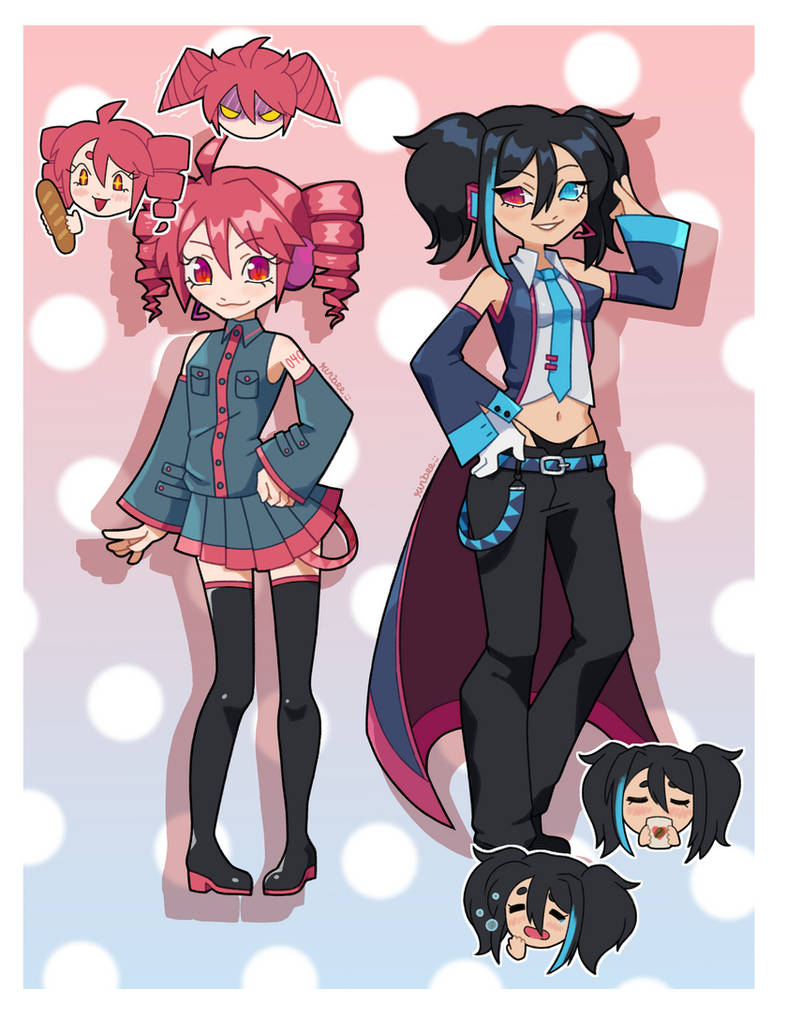 kasane teto x yokune ruko by rinbeeb on DeviantArt