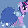 Twilight Sparkle in her party dress
