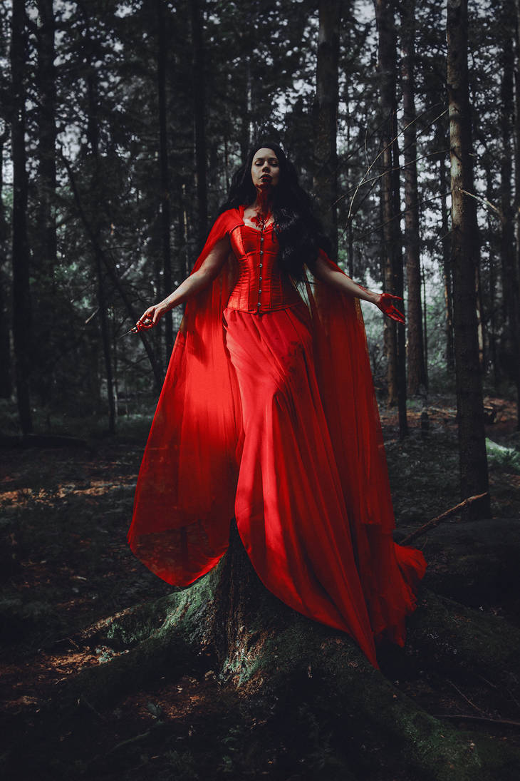 Red Witch Robe Red Witch by vanillabloodart on DeviantArt