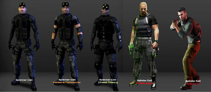 Evolution of Sam Fisher