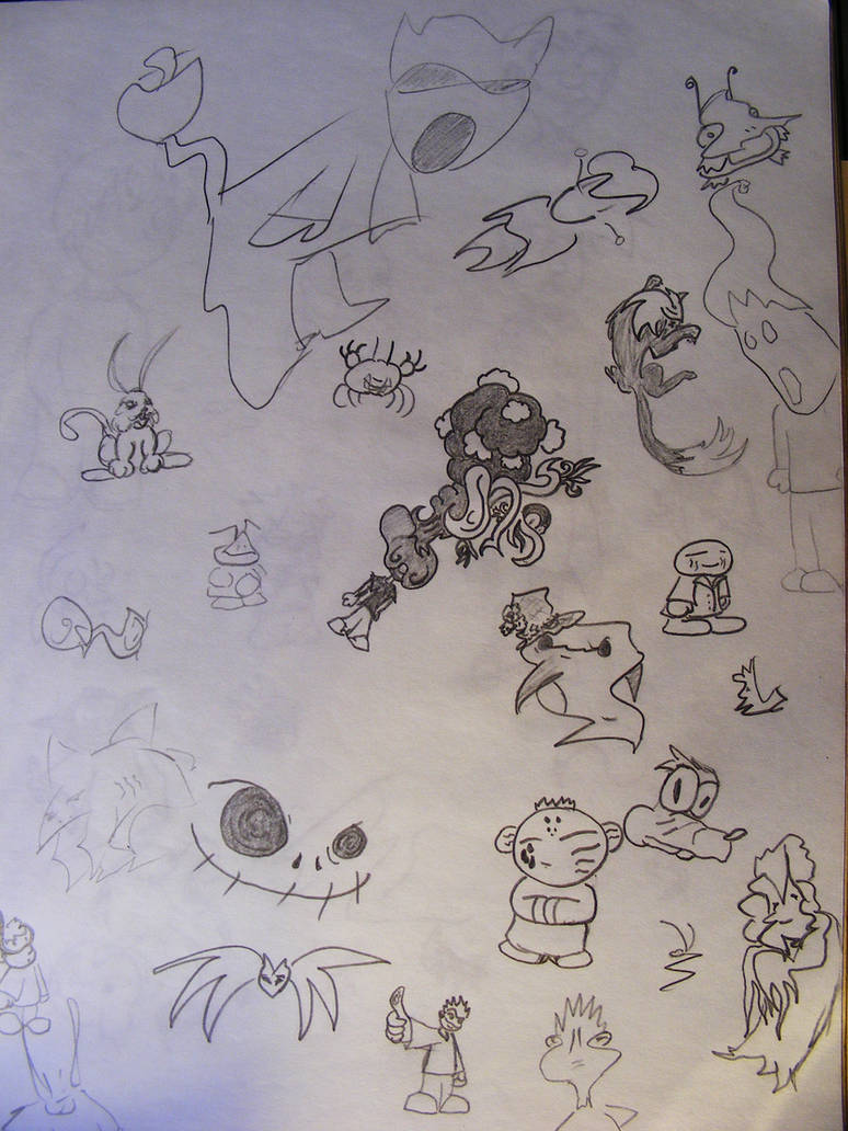 random cartoons 12 by dramignophyte on DeviantArt