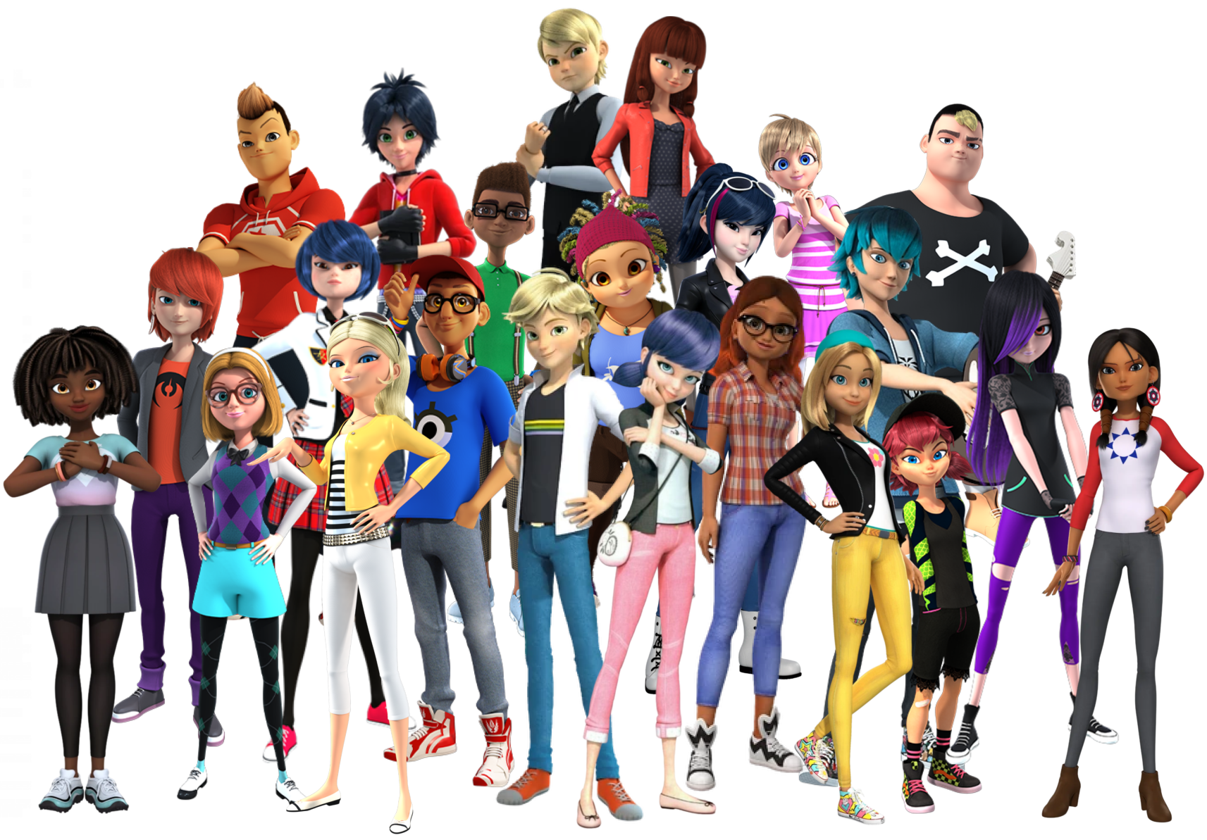 Mircuks Ladybug Charters Miraculous Ladybug Characters by SuperKaijuHorrorGal on DeviantArt