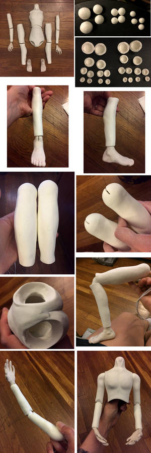 Making My 1st Ball Jointed Doll Part 7