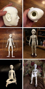 Making My 1st Ball Jointed Doll Part 8